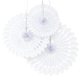 Bilde av Designhouse95 Paperfan 3 st (Vit)
