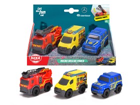 Bilde av Dickie Toys 3-Pack Mini Redningskjøretøy