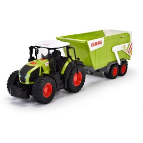 Bilde av Dickie Toys CLAAS Traktor med tilhengar