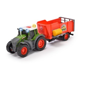 Bilde av Dickie Toys Fendt-traktor med tilhenger