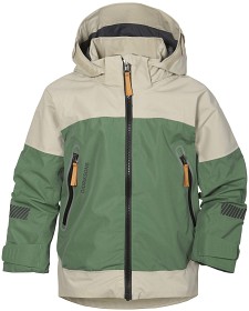 Bilde av Didriksons ASH KIDS 2 Jacka Green Mist (Grön/Beige)