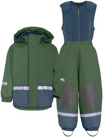 Bilde av Didriksons Boardman Fleeceforet regntøy (Green Mist)