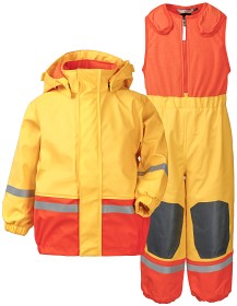 Bilde av Didriksons Boardman Fodrat Regnställ (Pollen Yellow)