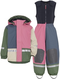 Bilde av Didriksons Boardman Multi Fleeceforet Regntøy (Sweet Pink) 