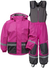 Bilde av Didriksons Boardman Fodrat Regnställ (Plastic Pink)