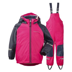 Bilde av Didriksons Stormman Regnställ (Cerise)