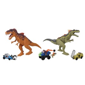 Bilde av Dinosett med T-rex og bil
