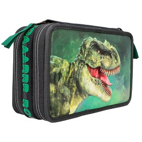 Bilde av Dino World Trippelt pennal T-Rex med 3D-effekt