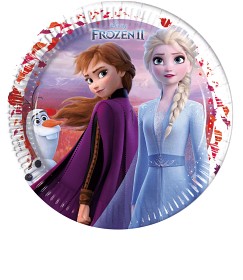 Bilde av Disney Frozen papptallerkenen (8-pack)