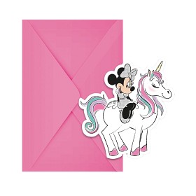 Bilde av Disney Princess Inbjudningskort 6 st