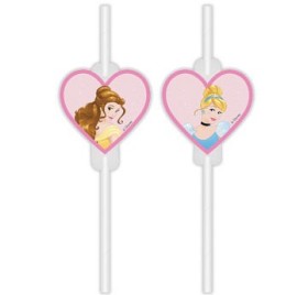 Bilde av Disney Princess papirsugerrør (4 -pack) 