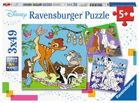 Bilde av Ravensburger - Pussel Disney Klassiker 3x49 bitar