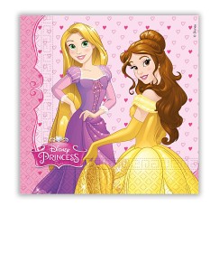 Bilde av Disney Princessl servietter 33x33cm 20 st
