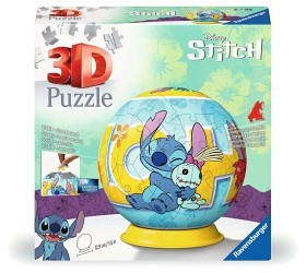 Bilde av Disney Stitch 3D Puslespill ball 73-brikker