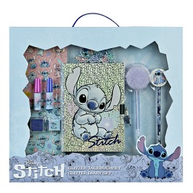 Bilde av Disney Stitch glitterdagbok med tillbehör