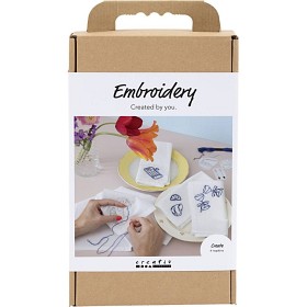 Bilde av Creativ Company Kit Broderi Servetter