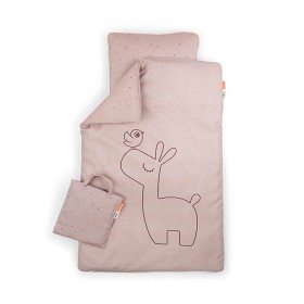 Bilde av Done By Deer Bäddset Spjälsäng Lalee (Powder)
