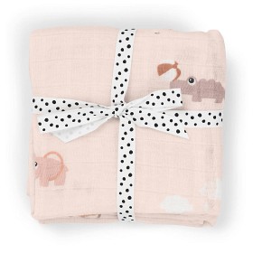 Bilde av Done By Deer Burp Cloth 2-pack Playground (Powder)