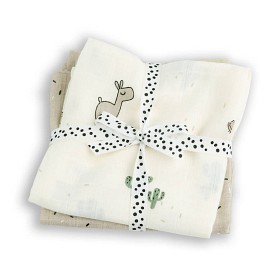 Bilde av Done By Deer Filt 120x120 cm 2-p Lalee (Sand)