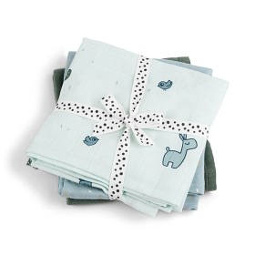 Bilde av Done By Deer Filt 70x70 cm 3-p Lalee (Blue)