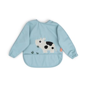 Bilde av Done By Deer Smekke med erme Tiny Farm (Blue)