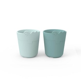 Bilde av Done By Deer Kiddish Mini Mugg 2-p Croco (Blue)