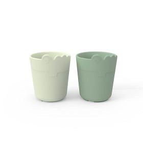 Bilde av Done By Deer Kiddish Mini Mugg 2-p Croco (Green)