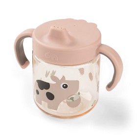 Bilde av Done By Deer Learning spout cup 2-handle Tiny Farm (Powder)