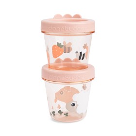 Bilde av Done By Deer Snack Box 2-pack Tiny Farm (Powder)