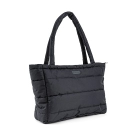 Bilde av Done By Deer Stelleveske Totebag Quiltad (Black)