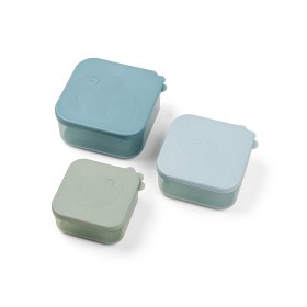 Bilde av Done By Deer Snack Box 3-pack Deer Friends (Blue)