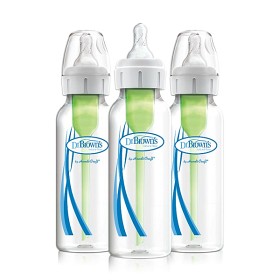 Bilde av Dr Brown Narrow Neck Options Babyflaske 250 ml 3-pakning