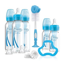 Bilde av Dr Brown Narrow Neck Options Gift Set (Blå)