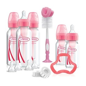 Bilde av Dr Brown Narrow Neck Options Gift Set (Rosa)