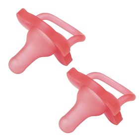 Bilde av Dr Brown Sugnapp Silikon 0-6 måneder 2-p (rosa)