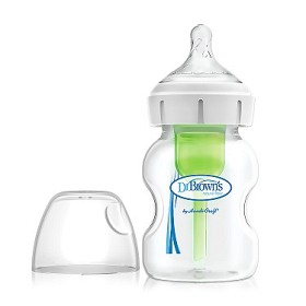 Bilde av Dr Brown Wide-neck Options Babyflaske 150 ml 2-pakning