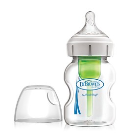 Bilde av Dr Brown Wide Neck Options Babyflaske 150 ml (Glas)