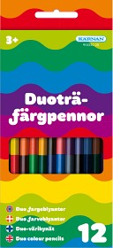 Bilde av Kärnan Duofargeblyanter 12 pakk
