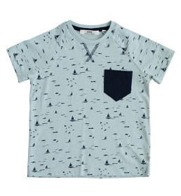 Bilde av ebbe Hector Raglan Tee (Navy boat)