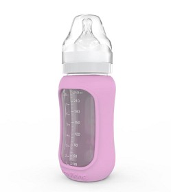 Bilde av Eco Viking Nappflaska Glas 240ml (Rosa)