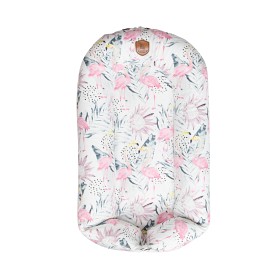 Bilde av EcoViking Organic Babynest (Flamingo)