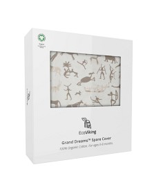 Bilde av EcoViking Organic Babynest Överdrag (Beige)