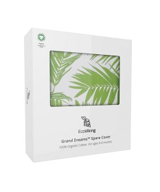 Bilde av EcoViking Organic Babynest Överdrag (Grön)