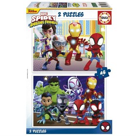 Bilde av Educa  Spidey & His Amazing Friends Puslespill 2x48