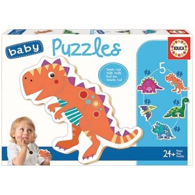Bilde av Educa Babypussel Dinosaurier (5 bitar) 