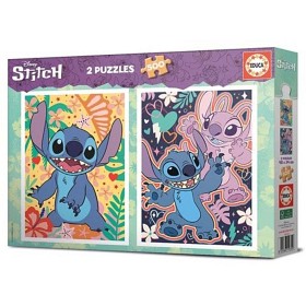 Bilde av Educa Disney Stitch puslespill (2x500-bitar)