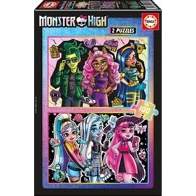 Bilde av Educa Monster High puslespill (2x100-bitar)