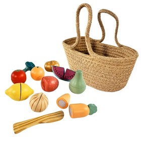 Bilde av Egmont Toys Frukt- og grønnsakssett i kurv