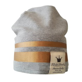 Bilde av Elodie Details Mössa Beanies Grey Gold (0-6 mån)