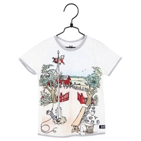 Bilde av Emil i Lönneberga Flaggstång T-shirt (Vit)